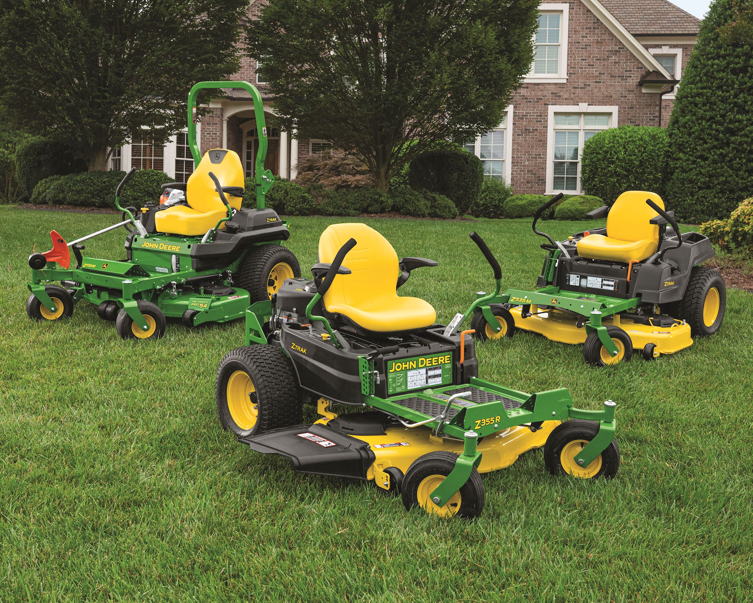 John deere zero 2024 turn riding lawn mower